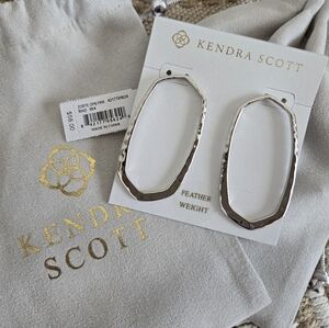 Kendra Scott Zorte Open Frame Silver